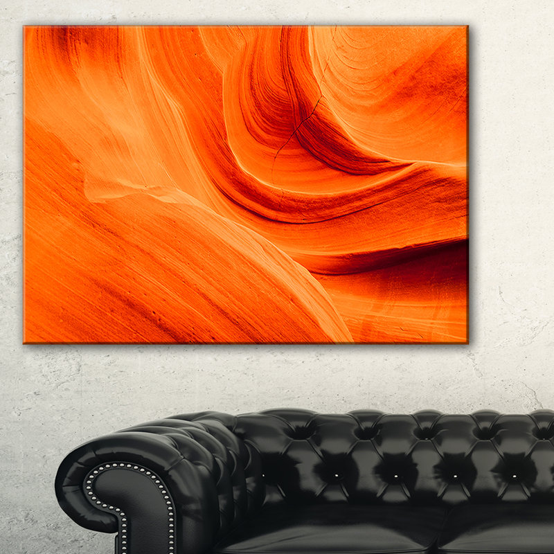 «Orange Upper Antelope Canyon», impression, H 30 po x l 40 po x P 1,5 po, Toile tendue