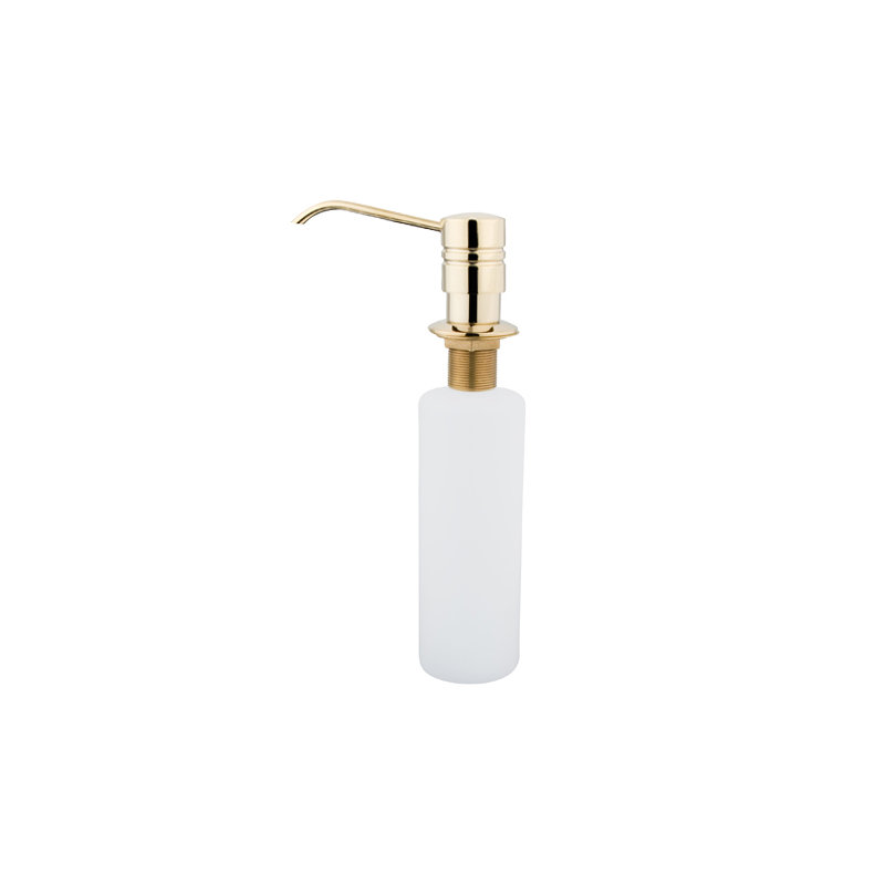 Decorative Soap Dispenser, Polished Brass