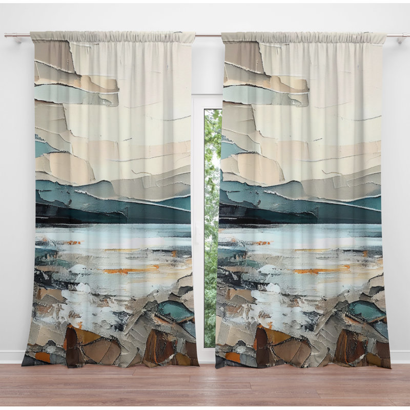 Kalie Room Darkening Curtain, 20" W x 82" L
