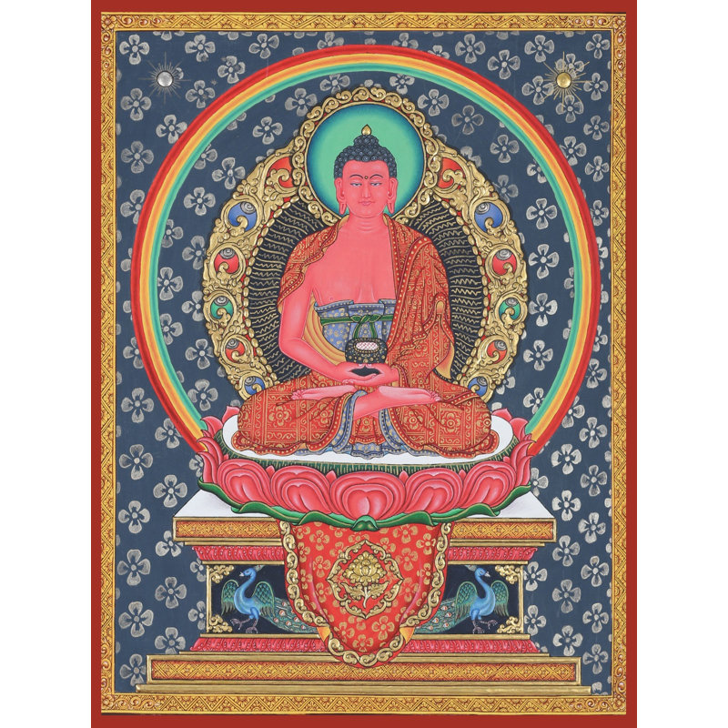 Bouddha Newit en relief Amitabh