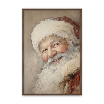 Jolly Saint Nick Art Print