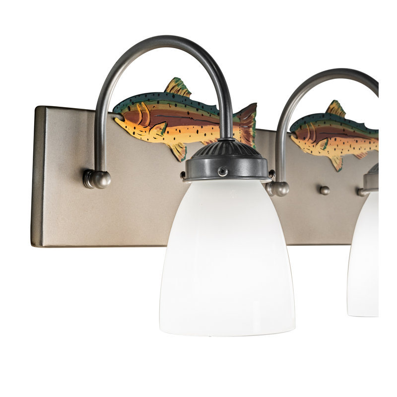 Rustic Lodge 4 - Light Dimmable Vanity Light