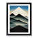 Mountain In Abstract Design - Picture Frame Print
