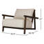Cardiff Outdoor Teak Lounge Chair-1666453434