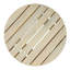 Table d'appoint d'extérieur carrée en bois d'acacia de 16 po, finition blanc clair, table de bout de patio portable pour jardin, balcon, bord de piscine