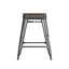Tabouret de comptoir sans dossier intérieur / extérieur Briahnna-1422314970-1422314960