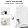 Plastic/Resin Folding Adjustable Back Adirondack Chair with Cup Holder