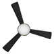Burghard 50'' 3 Blade Ceiling Fan with LED Light Kit