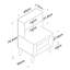 Hotaling 45 cm W Bedside Table