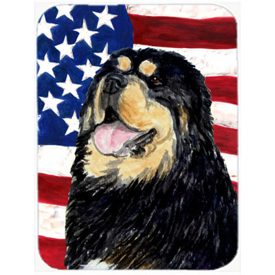 Planche à découper en verre de Mastiff tibétain USA