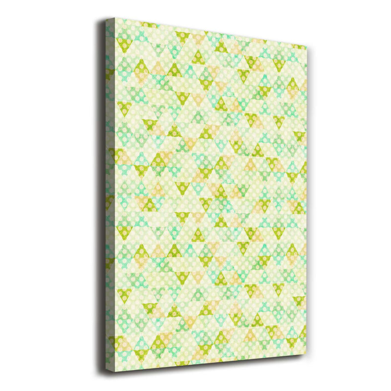 Geometric Background - Wrapped Canvas Print