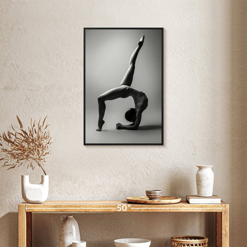 Pupitre de gymnaste, Cadre flottant noir, 21 po x 31 po