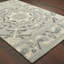 Tapis floral en cendre / ivoire Alys-22908984