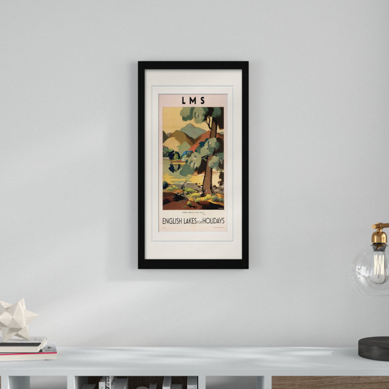 Print, Yellow, Framed, 40cm H x 30cm W
