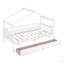 Lit simple en bois avec deux tiroirs-2135624929