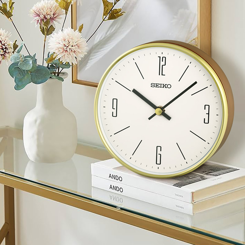 Horloge moderne classique QXG158GLH, doré