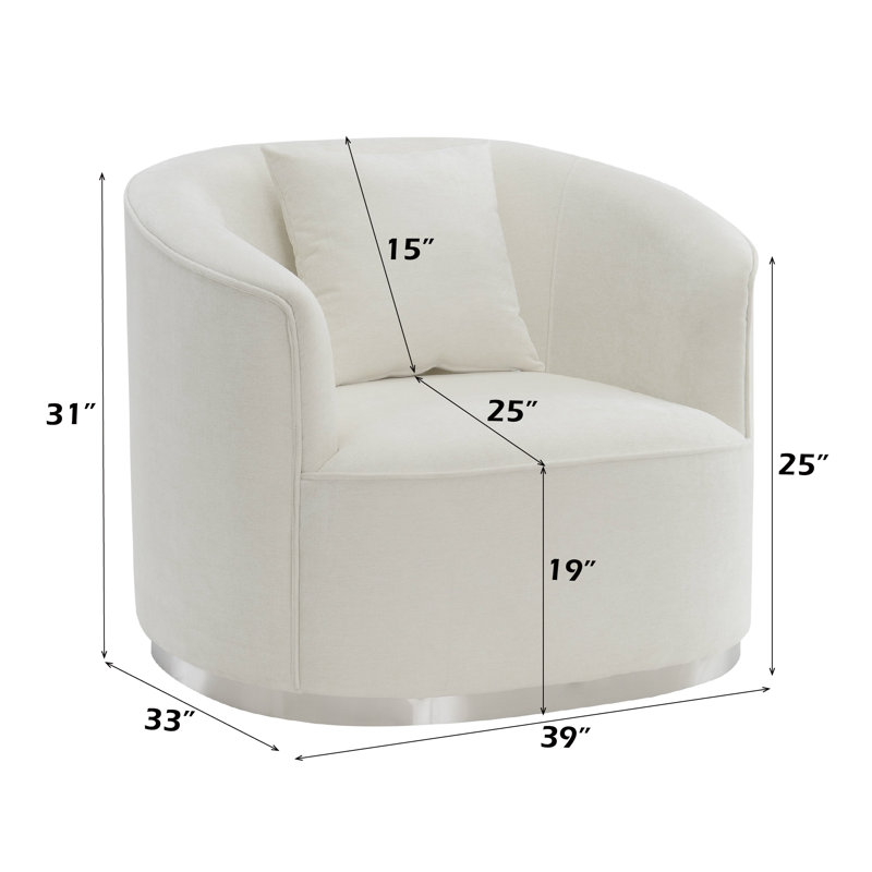 Fauteuil demi-tonneau Odette
