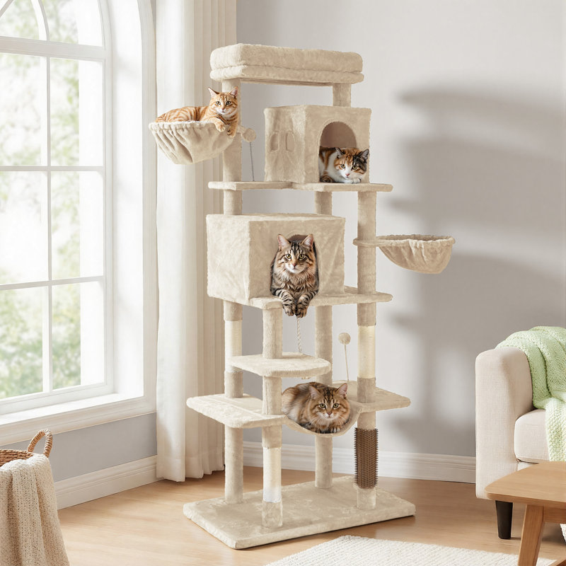 176 H Cat Tree, Beige