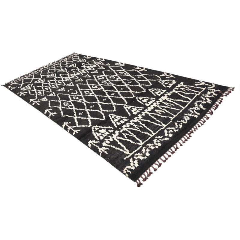 12 Ft Runner Phillippi Black Rug