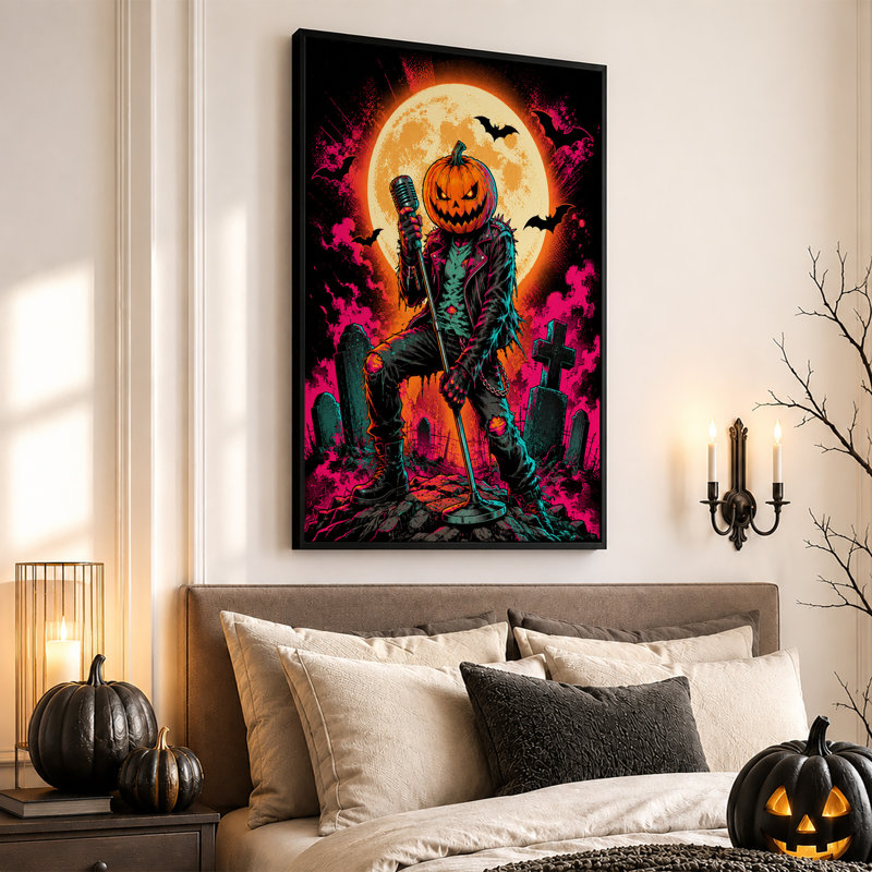 Jack O Lantern Rocker, H 30 po x l 20 po