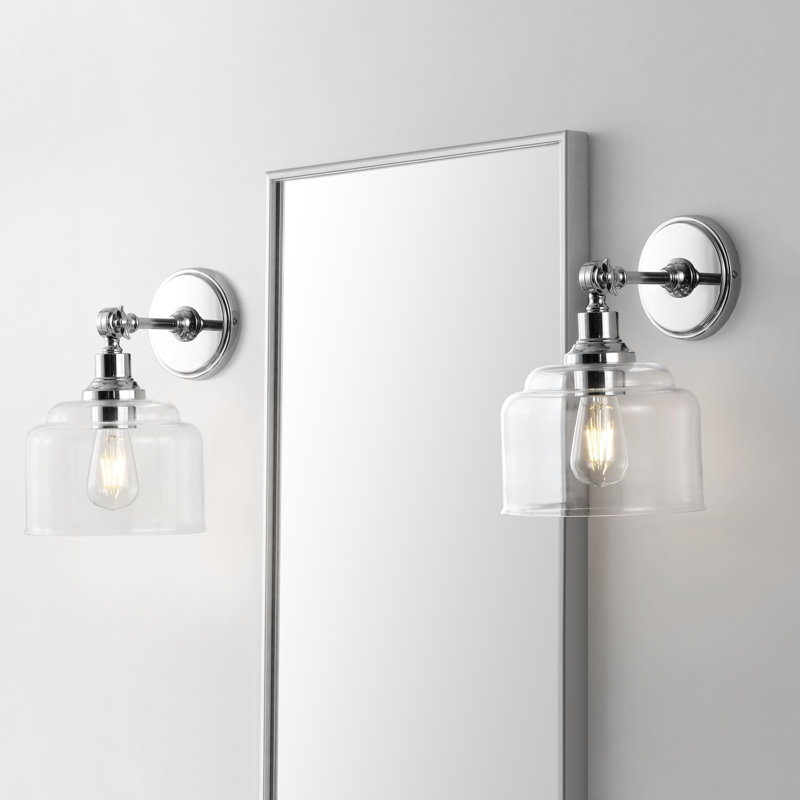 Gober 1 - Light LED Armed Sconce, Chrome