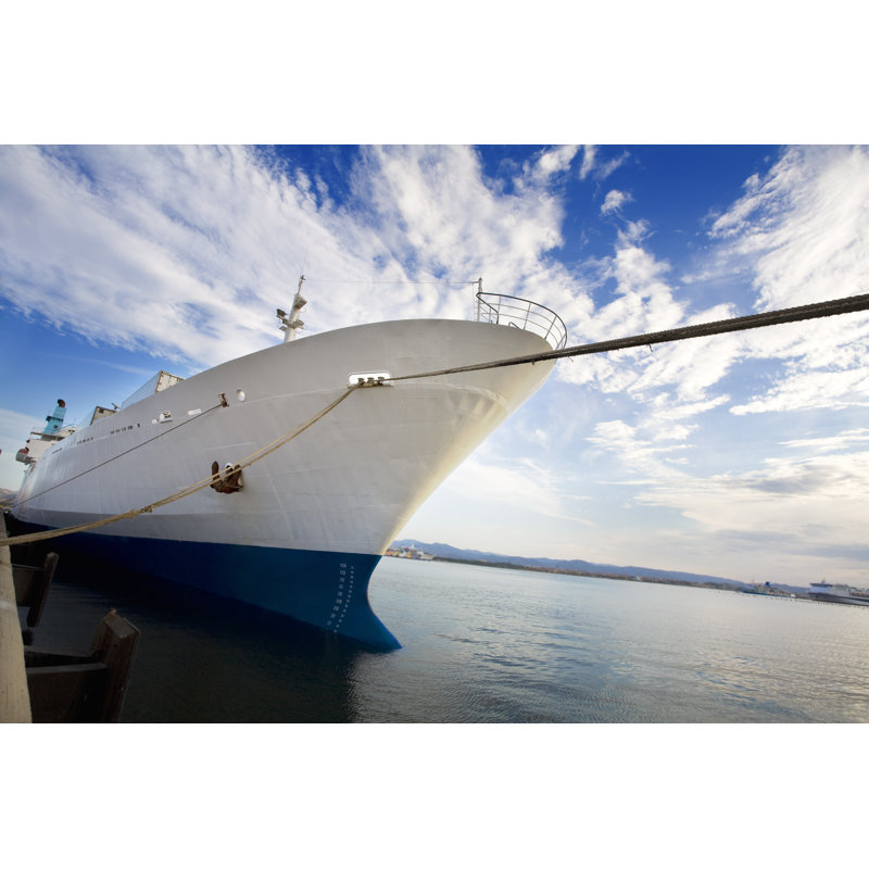 Cargo Ship - Wrapped Canvas Print, 81cm H x 122cm W x 3.8cm D
