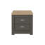 Napanoch 2 Drawer Bedside Table-647025085