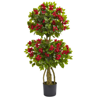 Topiaire ficus artificiel 48" dans un pot de fleurs