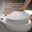 Kohler Cachet Quick-Release with Grip-Tight Elongated Toilet Seat-37340197