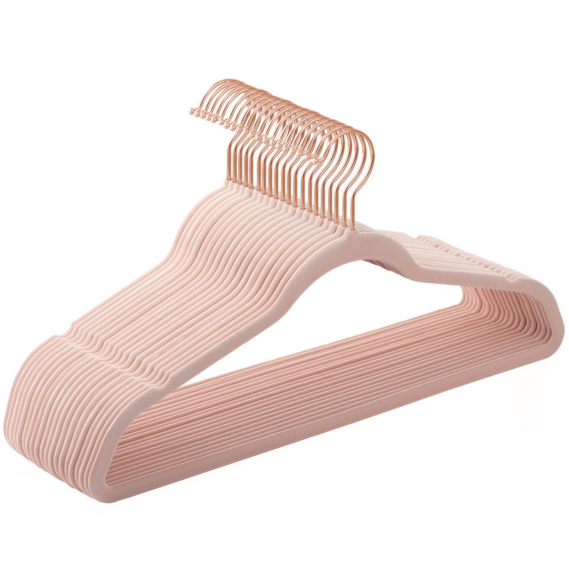 Taequan Non-Slip Standard Hanger, Pink, 20