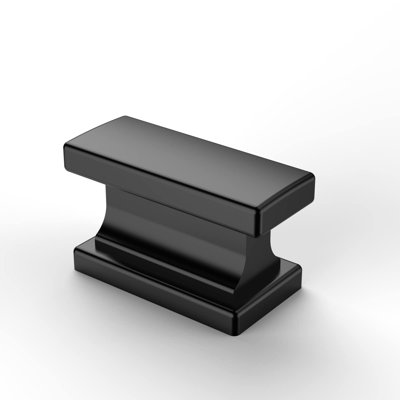 Paquet de 10 boutons d'armoire de cuisine noir mat pour quincaillerie de tiroir