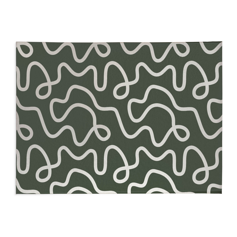 Paillasson Squig, 60" W x 84" L, Vert