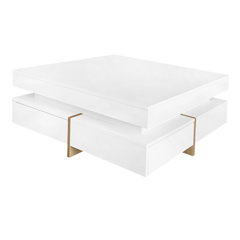 Table basse Cristache, Blanc