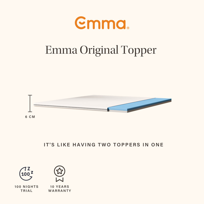 Emma Original Mattress Topper, Double (4'6)