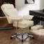 Fauteuil de bureau de direction avec repose-pieds, dossier ergonomique inclinable à dossier haut et confortable en cuir pour la maison et le bureau-1337389775