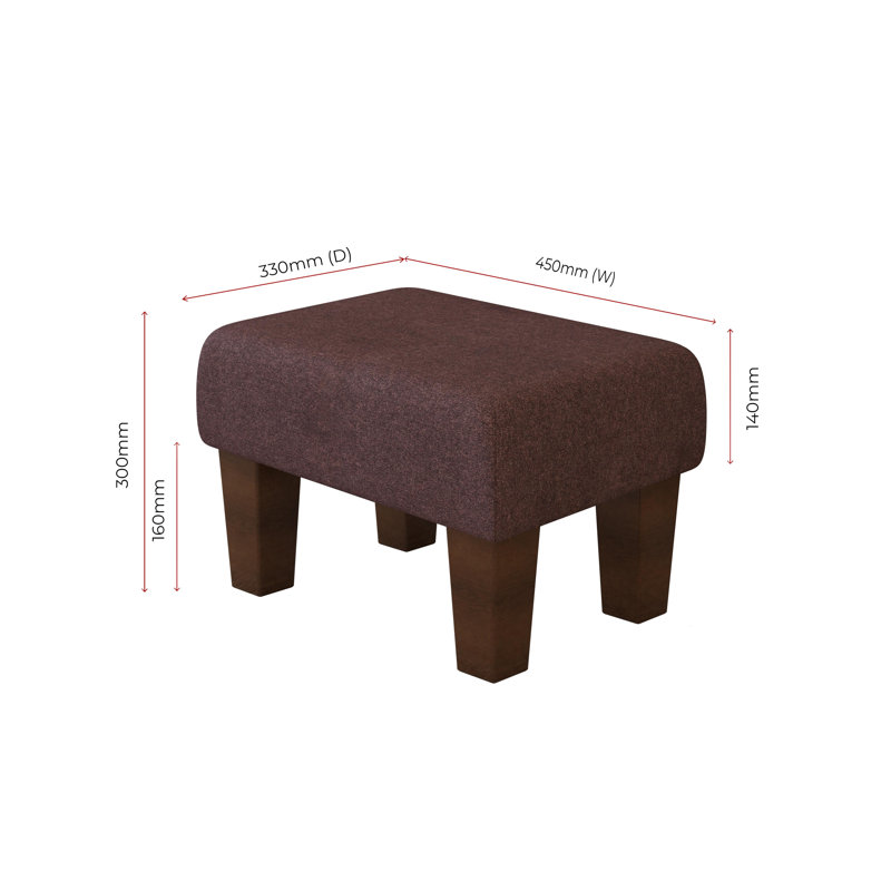 Autryville Wood Contemporary Leg, Mahogany, Poz, Imperial Burgundy