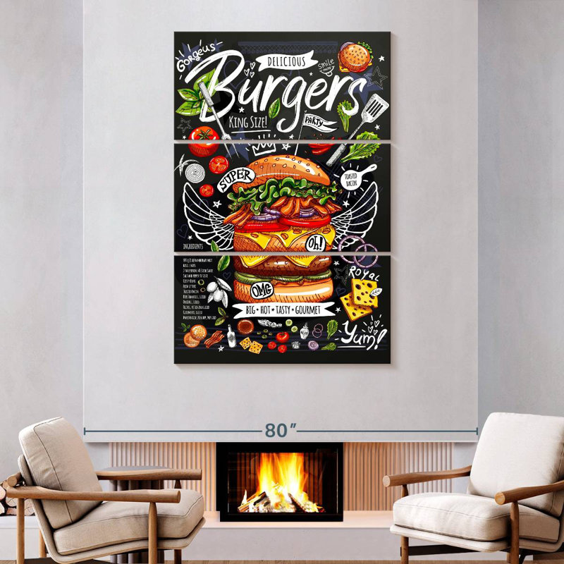 Yarlin King Size Burger, 74" H x 48" W