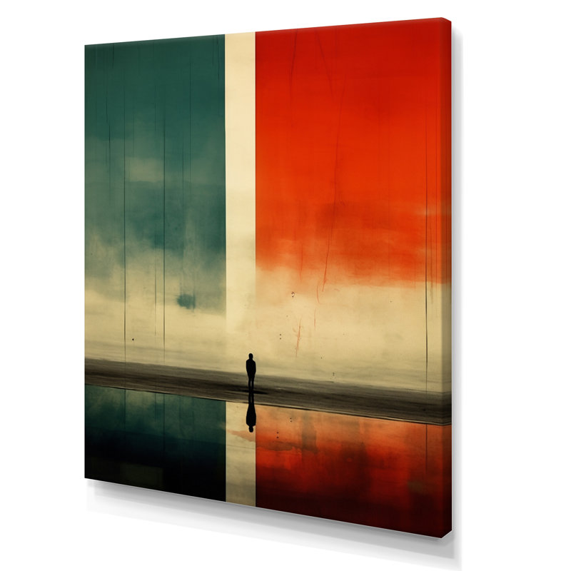Perdus dans la simplicité I sur toile, 40" H x 30" W, Toile tendue