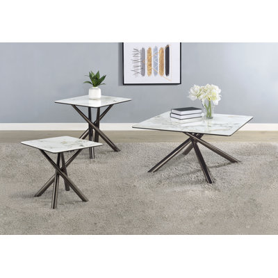 Ensemble de tables basses 3 pièces Eudora
