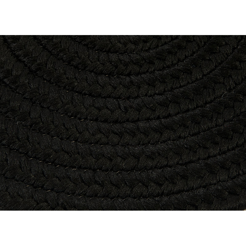 Panier de rangement tressé intérieur / extérieur, H 12 po x l 18 po x P 18 po, Noir