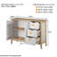 Powellsville 110cm Solid Wood Sideboard-76940792