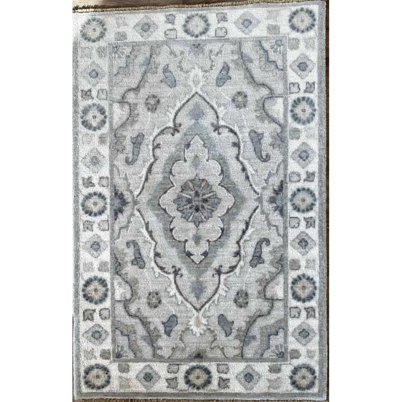 Tiny Knots Hand Woven Wool Oriental Area Rug