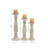 18'' H Wood Tabletop Candlestick-1103655806