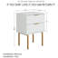 Ayca 40 cm W Bedside Table