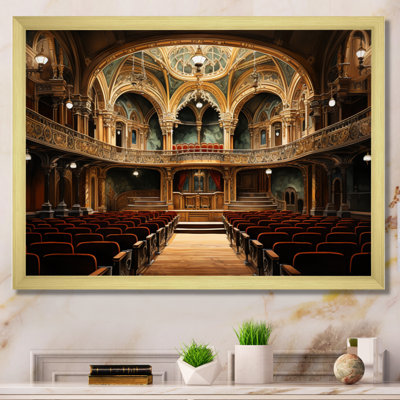 " Theatres Architecture Curtain Call I "