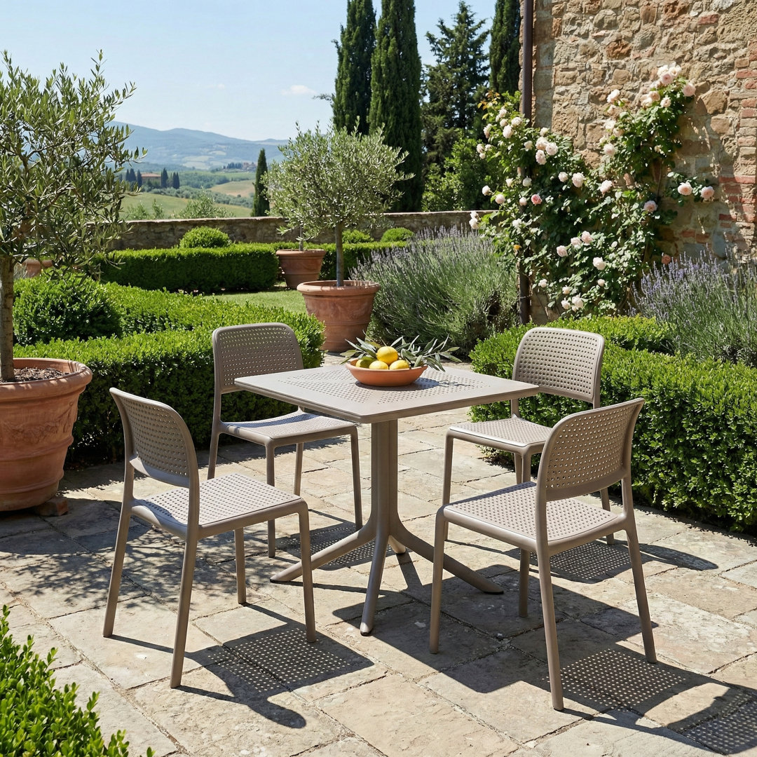 4 - Person Patio Dining Set with Square Table