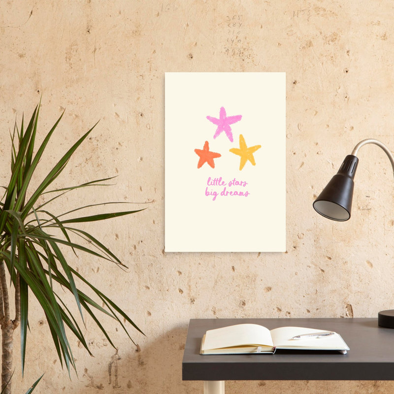 Littlestarsbigdream Playful Abstract Contemporary Landscape Nature, impression d'art mural, H 24 po x l 16 po