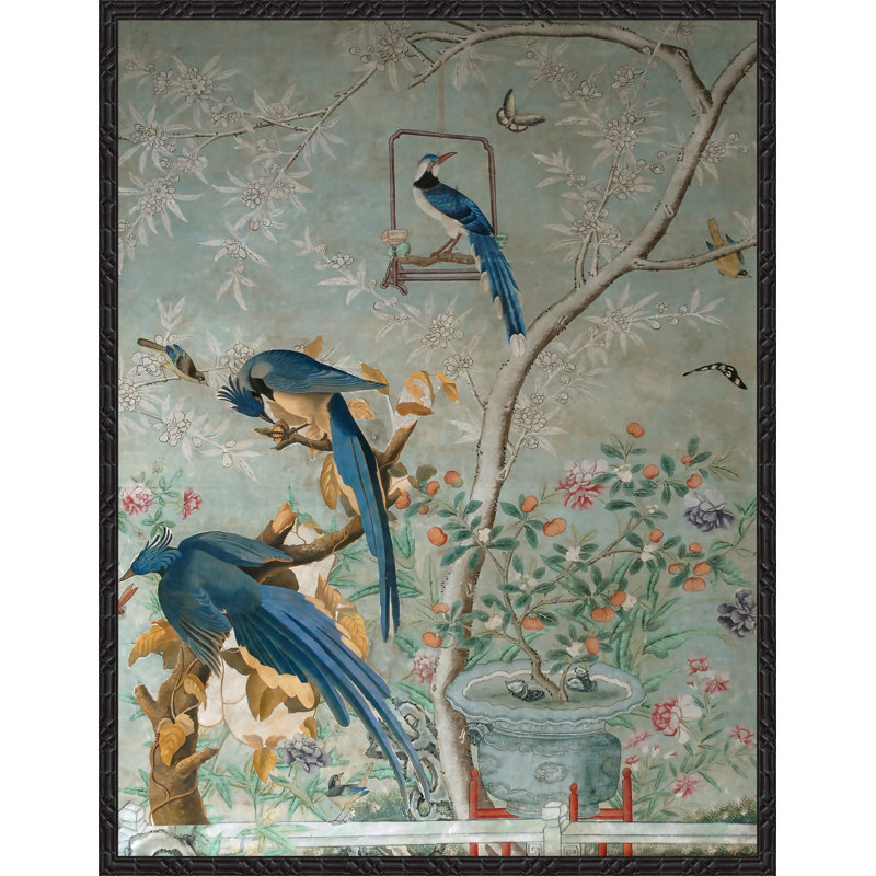 Chinoiserie Collage, Black