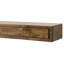 Lotta Wood Fireplace Mantel Shelf - Simple Transitional Design with Grooved Picture Frame Details-1318279493-1318279491
