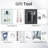 6Ft X 5Ft Outdoor Metal Storage Shed In White - Galvanized Iron Frame, Protected Surface, Airy Vents, Sliding Door With Padlock, Easy Assembly Tutorial Frame For Robustness, Panels, Punched-127322499